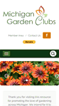 Mobile Screenshot of michigangardenclubs.org